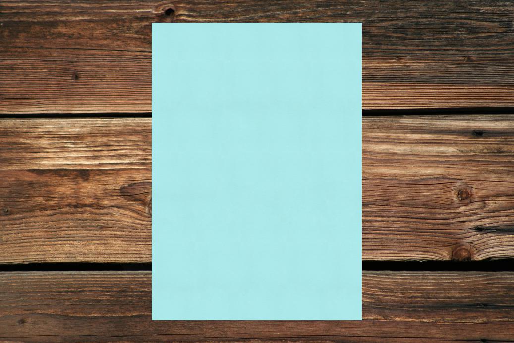 Papier A4 210x297 mm Laguneblau 120 g/qm